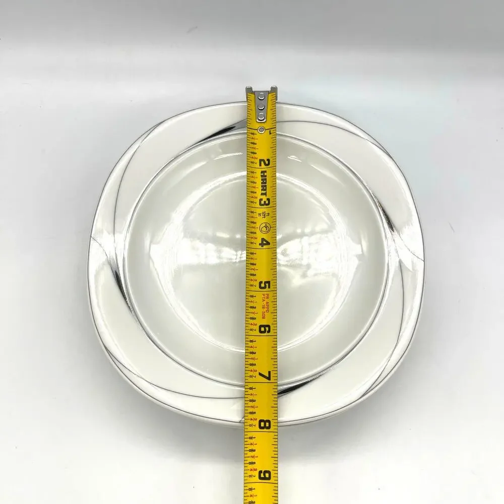 Mikasa L5806 Caviar 1990's Oven to Table Set of 4 Salad Plates 8